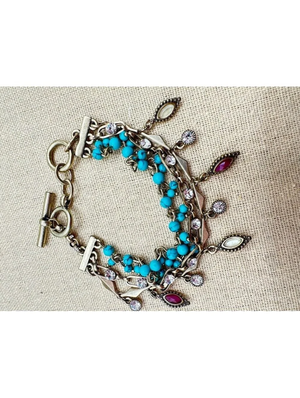 Jaipur Semi-Precious Toggle Bracelet